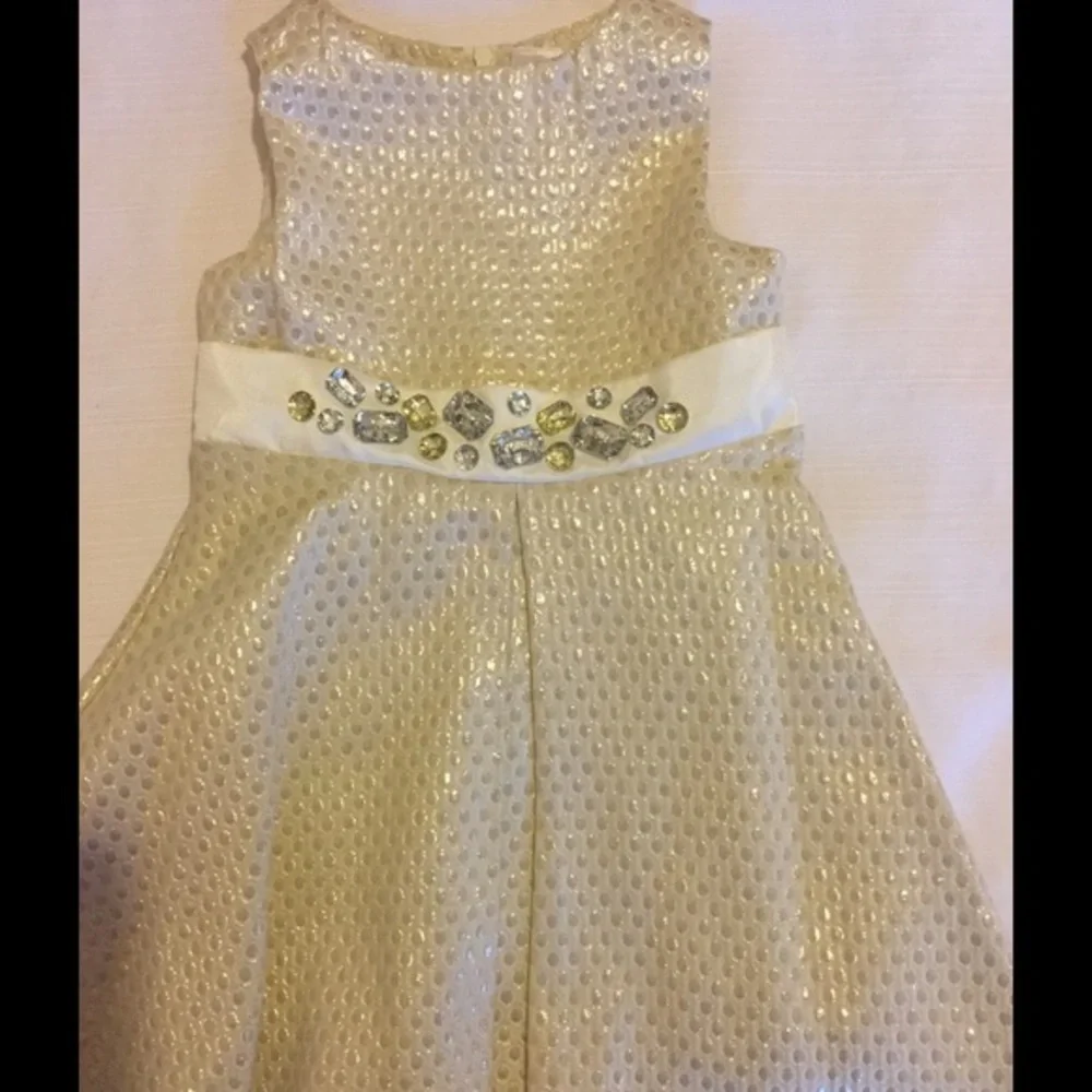 🌼Gymboree  gold jewel dress 4t🌼